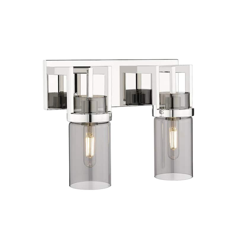 Innovations Lighting Utopia - 2 Light 8" Wall-Mounted Bath Vanity Light - Bed Bath & Beyond ...